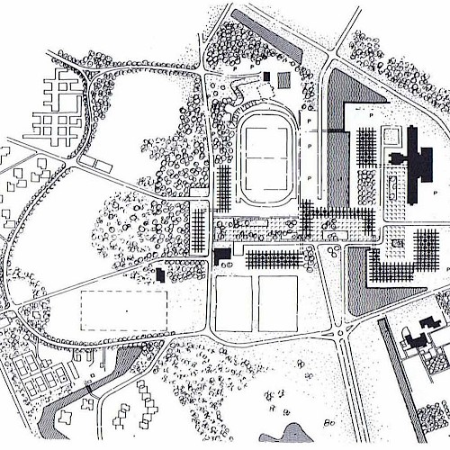 Ontwerptekening campus