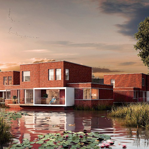 De patiowoningen