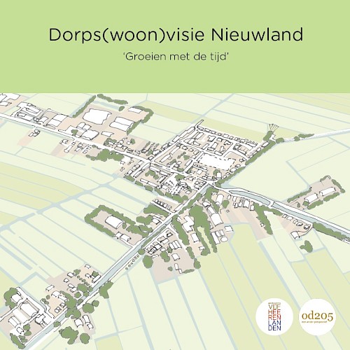 Kaft van de Dorps(woon)visie Nieuwland